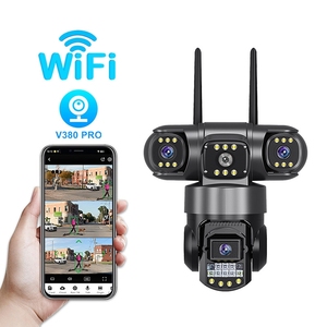Cámara IP Wifi V380 Pro para Exteriores, 12MP 6K, Triple Lente, Triple Pantalla, Monitor de Video de Seguridad, Visión Nocturna, Impermeable, CCTV - Product Image 5