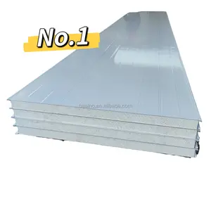 내화 사전 제작 폼 블록 Pu 샌드위치 패널 금속 시트 Pu 폼 Pur 절연 지붕 패널