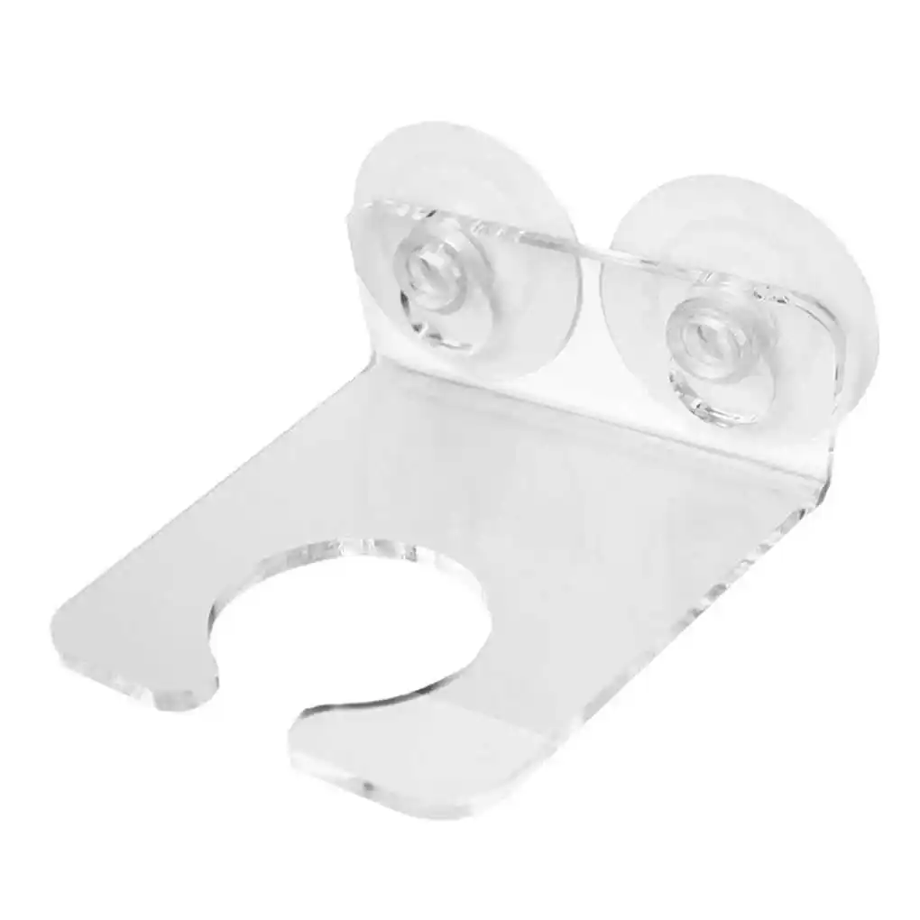 Bathtub Wine Glass Holder Strong Suction Cup Clear Acrylic Shower Bath Bracket for Beer Drink Coffee