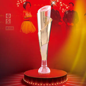 Coupe de trophée Trophées personnalisés Métal plaqué or argent Trophée TV - Product Image 6