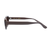 Lunettes de soleil classiques à monture ovale petite, style déesse, lunettes de luxe légères, protection UV400, monture brune flatteuse pour le visage