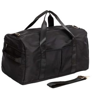 Bolsa de lona de viaje deportiva de fábrica 2024, venta al por mayor, logotipo personalizado, cremallera, impermeable, separación en seco y húmedo, bolso de mano para equipaje de gimnasio para mujer - Product Image 1