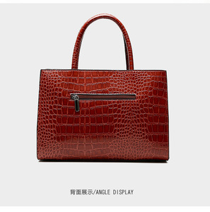 New Luxury Designer Women <b>Handbag</b> Pu Leather Evening Clutch Bags Alligator Pattern Tote Bags for Ladies - Product Image 5
