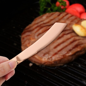 <span class=keywords><strong>Couteau</strong></span> à steak en acier inoxydable irisé de gros calibre pour hôtels, restaurants et événements - Product Image 4