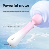 Vibrateur silencieux à forte vibration AV Stick SJ-Sir211 pour femmes adultes avec un bruit de 50 dB