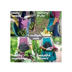 Grembiule da Giardinaggio Senza Maniche per Uomo e <span class=keywords><strong>Donna</strong></span>, Resistente all'Acqua, in Cotone e Poliestere, Ecologico, Durevole, Leggero, con Sgancio Rapido - Product Image 6