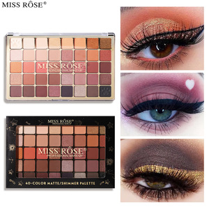 Miss rose – palette d'ombres à paupières, kit de maquillage, 40 couleurs, <span class=keywords><strong>les</strong></span> nudes, maquillage, 24 heures d'autonomie - Product Image 3