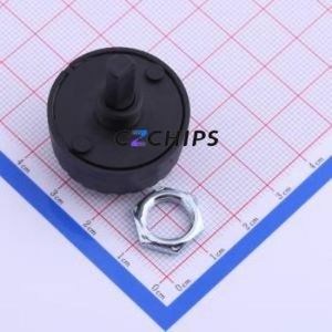 MFR01-A4M06L7BAB-R Rotary Switch Through hole Component (THT) Switch 8 Flat Type Solder Tab 8A - Product Image 1