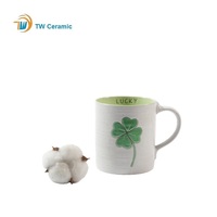Mug Susu Keramik Stoneware Modern Custom - Tahan Microwave dan Mesin Cuci Piring, Kapasitas Besar, Tutup Aman untuk Makanan, Sendok, Kotak Hadiah