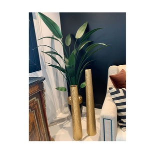 Handmade Copper Flower <b>Vase</b> Advantageous Design for Indoor and Outdoor Wedding Decor Coastal Style Brass Flower Stand - Product Image 5