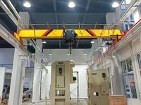 Pont roulant de type européen de 10 tonnes, pont roulant à palan électrique européen pour levage en usine