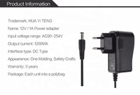 Adaptateurs secteur AC/DC de haute qualité 12W 15W 5V/9V/12V DC Prise standard 5,5 mm Royaume-Uni/États-Unis/Australie/UE ABS PC Certifié CE Livraison directe