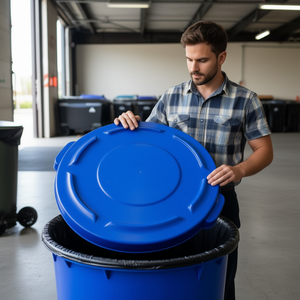 Coperchio per bidone della spazzatura Brute Blue, capacità 76 L, per contenitori dei rifiuti - Product Image 3