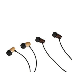 Chất Lượng Tốt Nhất Maple Gỗ Trong Tai Nghe Stereo Âm Thanh Gỗ Cho Điện Thoại Di Động - Product Image 2