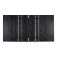 Table de camping portable en aluminium standard, grande et large, noire, enroulable, 120 m