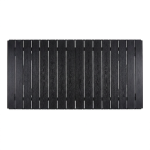 Table de camping standard en acier, grande et large, en acier au carbone noir, pliable, 120 cm - Product Image 3