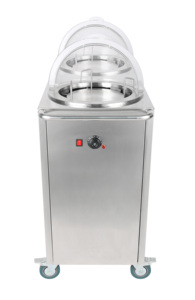 स्टेनलेस स्टील गरम डिश डिस्पेंसर कार्ट वाणिज्यिक रसोई उपकरण प्लेट रेस्तरां के लिए गर्म - Product Image 4