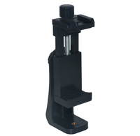 Support de téléphone portable universel à vis 1/4, rotatif à 360 degrés, en ABS, pour trépied et utilisation sur bureau