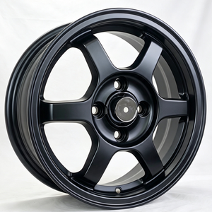 ล้อแม็กซ์รถยนต์ใหม่ 14x5.5 ET33 4x100 สีดำด้าน พร้อมส่ง ล้อแม็กซ์สำหรับรถยนต์ขนาดเล็ก รถยนต์นั่งส่วนบุคคล - Product Image 1