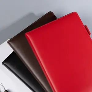 High End Customized Genuine Leather Cover Business 120gsm A5 College Student Diary Journal Notebook With High Quality
