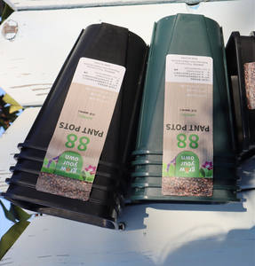 Maceta cuadrada duradera impermeable <span class=keywords><strong>Groot</strong></span> con bandeja <span class=keywords><strong>de</strong></span> inicio <span class=keywords><strong>de</strong></span> semillas <span class=keywords><strong>de</strong></span> zanja <span class=keywords><strong>de</strong></span> desviación para jardín o maceta <span class=keywords><strong>de</strong></span> plástico para el hogar - Product Image 6