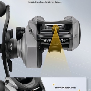 <span class=keywords><strong>Moulinet</strong></span> de pêche à lancer <span class=keywords><strong>ABU</strong></span> BLACKMAXSX B6 pour gaucher, <span class=keywords><strong>moulinet</strong></span> de lancer longue portée pour leurres, universel pour petits objets, Black-Fish - Product Image 5