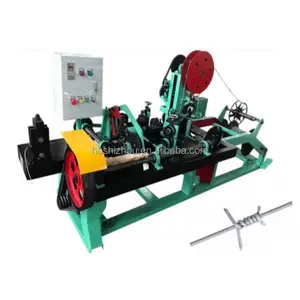 Automatic single twist wire mesh making machine to make barbed wire