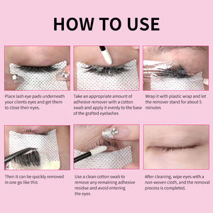 Manufacturer Wholesale Lash <strong>Remover</strong> Quick Unloading Adhesive Eyelash Unloading Adhesive Paste - Product Image 5