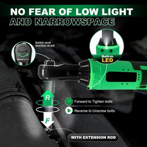 Llave de Impacto Inalámbrica de 12V, 45nm de Torque, Grado Industrial, para Automóviles, Compatible con Envío Directo, CW-12A, Llave de Trinquete Inalámbrica CW- - Product Image 2