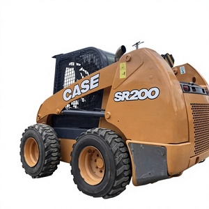 Pour chargeuse compacte sur chenilles série 200, diesel, jaune, avec godet, haute puissance de creusement - Product Image 3