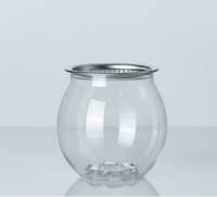 Couvercle à extrémités ouvertes faciles Plaque d'étain Transparent en plastique PET transparent Bonbons 100ml Emballage vide de boîte de thon