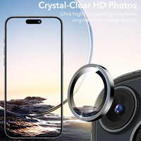 Protecteur d'objectif de caméra mobile de ligne CD pour IPhone 17 16 15 14 13 12 11 Plus protecteur d'écran de caméra de téléphone
