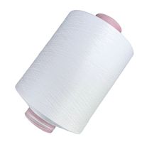 Fil 100% polyester 150D/288F Fil recyclé DTY SD Blanc brut SIM HIM NIM Grade AA Filament pour tricotage, tissage, broderie