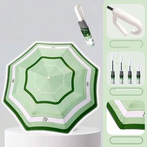 Parapluie de voyage pliable mini léger anti-UV avec poignée mousqueton pour enfants, se range dans la poche ou le sac à main, idéal comme cadeau - Product Image 4