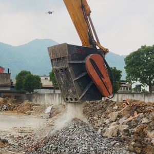 YC-20 Godet de recyclage à entraînement hydraulique, structure robuste, facile à transporter, pour revente, pour chargeurs - Product Image 4