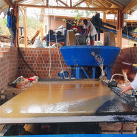 Séparateur d'or fin FPR 6S pour la récupération de l'or placer et alluvial, table vibrante de gravitation à haut rendement pour l'extraction aurifère, en stock