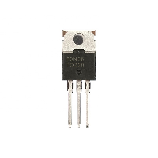 80N06 TO220 N-channel 60V 120A TO-220 Power MOSFET original smd Transistor hualichip integrated circuit ic mos 80N06 TO220