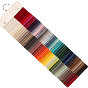 Venta al por mayor 100% poliéster 300gsm terciopelo tapicería muebles hogar textil sofá cubierta telas - Product Image 4