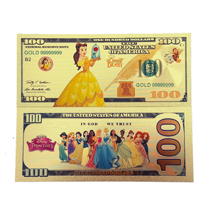 Venta Especial: 15 Modelos de Billetes de Banco de Oro con Diseño de Princesas Americanas, Billetes de Banco de Anime para Regalos Empresariales - Product Image 2