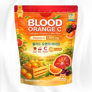 Poudre de Collagène Sanguin Prête à l'Emploi avec Vitamine C en Poudre Saveur Orange – Complément pour la Peau – Marque Privée OEM - Product Image 3