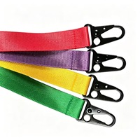 Porte-clés en tissu personnalisé, porte-clé de voiture, ruban vierge, lanière, nouvelle collection