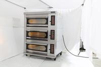 Boulangerie industrielle et commerciale Four électrique à gaz Four à pizza 380V neuf pour pain, gâteau, feu, bois, cuisson à la vapeur