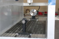 Centre d'usinage CNC 4 axes 1325 High Z 800MM pour gravure 2D 3D sur mousse EPS et bois, avec moteur PLC Syntec haute vitesse
