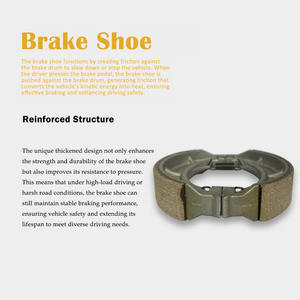 Piezas de motocicleta FT150, zapatas de freno de alta calidad, Zapata de repuesto trasera sin asbesto, accesorios para motocicleta, zapatas de freno sin fugas - Product Image 4