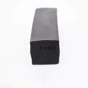 Personnalisé EPDM mousse éponge tampon pare-chocs noir bande de joint d'extrusion de profil pour machines