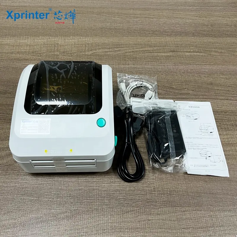 Xprinter XP-470B etiqueta térmica impressora, etiqueta, código de barras, etiqueta, impressora