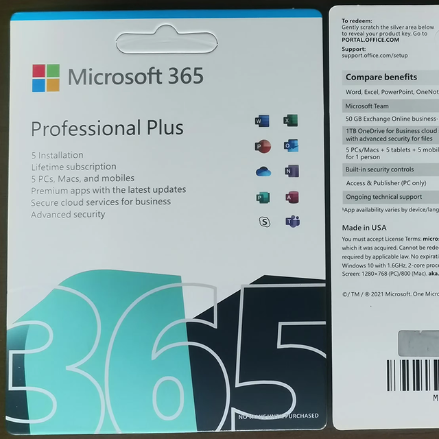 Global Lifetime Stock Office 365 Professional Plus Account and Password Version 100% Activation Business Use for License