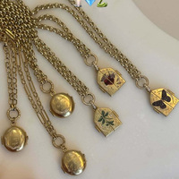 Collier de luxe léger en cuivre peint, motif Porte du Ressuscissement à ouverture et fermeture, fleur peinte à la main, cœur, chaîne en bambou, chaîne de pull