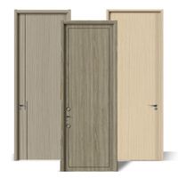 Portes en bois massif modernes et élégantes, prix de gros, décoration intérieure, apprêt blanc, étanches et insonorisées