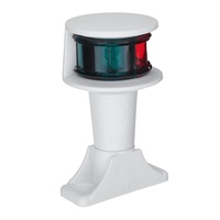 4 pouces 12V Bateau Marin Base Fixe CONDUIT Feux De Navigation Double Couleur Vert Rouge Ancres de Poupe Blanc base